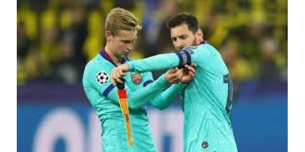 Frenkie de Jong echa de menos a Lionel Messi con la camiseta número 10 del Barcelona